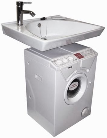 Раковины над стиральной машиной 