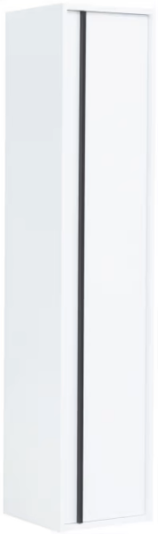 Шкаф-пенал Aquanet Lino 35 белый матовый