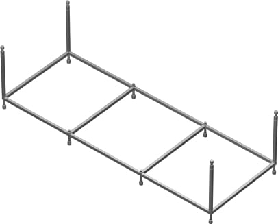 Каркас для ванны Kolpa San Quat Tamia 180x80