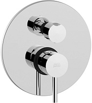 Смеситель Paffoni Light LIG018CR С ВНУТРЕННЕЙ ЧАСТЬЮ, для ванны с душем