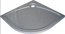 Поддон для душа GuteWetter Deluxe 90x90x4 R серый