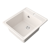 Мойкa MIXLINE ML-GMS18 СТАНДАРТ прямоугольная, белый (331), 410*470*190мм