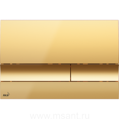 Кнопка смыва AlcaPlast M1725 золотая