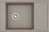 Мойка кухонная AQUATON Делия 78 серый шелк