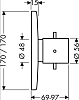 Термостат Axor Starck X 10716000 для душа