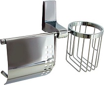 Держатель туалетной бумаги Wasserkraft Lopau K-6059 с держателем освежителя воздуха