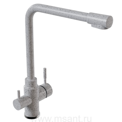 Смеситель для кухни 35к MIXLINE ML-GS13 (310) серый с вых. для питьевого фильтра