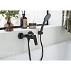Смеситель Santek Таос для душа, с аксессуарами, черный, WH5A20009N001