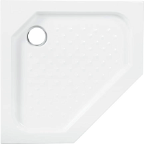 Поддон для душа Cezares Tray 90 см пятиугольный, акриловый, без сифона