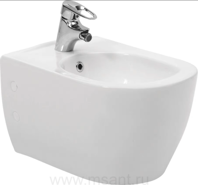 Биде подвесное Boheme Bianca 964-W белый глянец