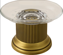 Мыльница Migliore Fortuna стекло, бронза