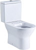 Унитаз-компакт Roca напольный с вертикальным выпуском, сиденье с крышкой для унитаза тонкое c механизмом 
