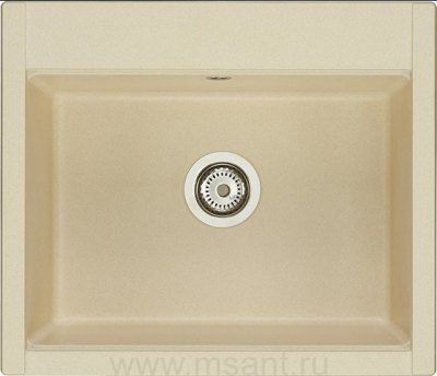 Мойка кухонная AQUATON Делия 60 шампань