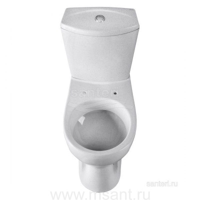 Унитаз-компакт Santeri Ультра 1P4013S0100BF крап на белом