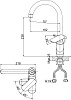 Смеситель D&K Baciano DA1032401 для кухонной мойки