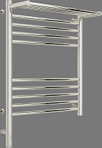 Полотенцесушитель электрический Сунержа Богема 3.0 60х50 с полкой, хром, L