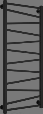 Полотенцесушитель водяной Сунержа Сирокко 120x50, черный матовый