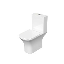 Унитаз напольный, безободковый Aquatek Optima Square 650x340x770