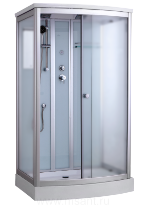 Timo Standart T-6615 Silver Fabric душевая кабина (120*90*220), шт