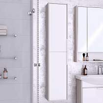 Шкаф-пенал AQUATON Рико белый, ясень фабрик