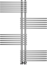 Полотенцесушитель водяной Terminus Европа П24 70х1200