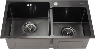 Мойка кухонная Melana S7240HB графит