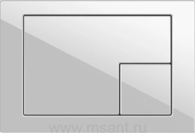 Кнопка смыва Cersanit Corner 64077 белая