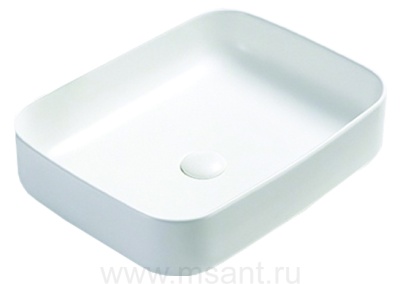 Раковина Azario накладная 500х390х130 белая