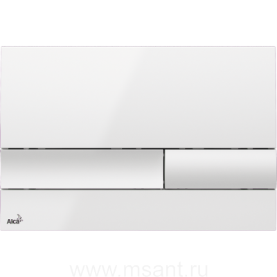 Кнопка смыва AlcaPlast M1730 белая