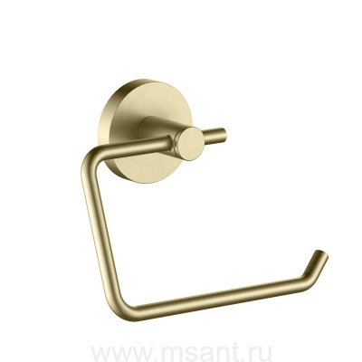 Aquatek AQ4118BG ЕВРОПА бумагодержатель квадратный, шлиф. золото