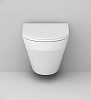 Унитаз подвесной AM.PM Inspire FlashClean C501700WH безободковый без сиденья 