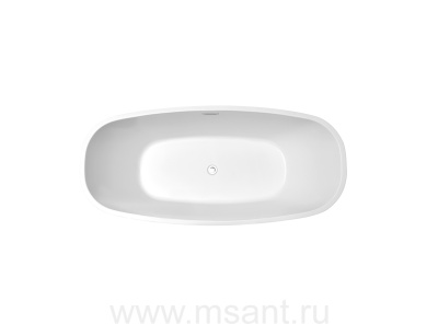 Ванна акриловая,отдельностоящая, AQUATEK AQ-128778WT ТЕРА 1700 * 780 * 590. В комплекте со сливом и ножками. Цвет: белый глянцевый. .