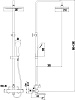 Душевая стойка Lemark Yeti LM7862C
