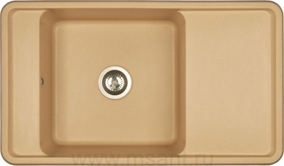 Мойка кухонная AQUATON Беллис 87 латте