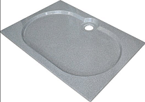 Поддон для душа GuteWetter Deluxe 120x80x2 Q серый