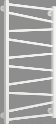 Полотенцесушитель водяной Сунержа Сирокко 100x50, белый матовый