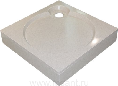 Поддон для душа GuteWetter Deluxe 100x100x16 Q бежевый