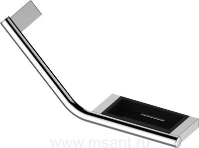 Поручень Keuco Plan 14909 L хром, тёмно-серый