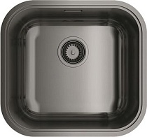 Мойка кухонная Omoikiri Omi 44-U/IF GM вороненая сталь