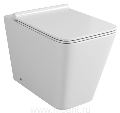 Унитаз Grossman GR-PR4414S приставной, безободковый