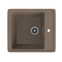 Мойкa MIXLINE ML-GMS10 СТАНДАРТ прямоугольная, терракот (307), 460*505*190мм