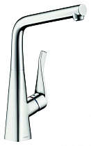 Смеситель Hansgrohe Metris 14822000 для кухонной мойки