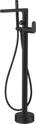 Смеситель Boheme Spectre 459-B напольный, для ванны, чёрный