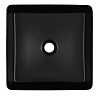 Раковина-чаша Azario 400х400х110 накладная, квадратная, черный матовый
