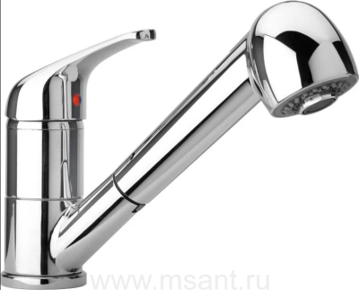 Смеситель Paini Creta 42CR568LMKM для кухонной мойки