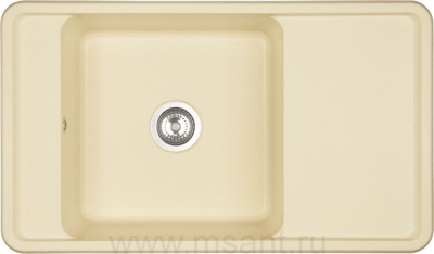 Мойка кухонная AQUATON Беллис 87 шампань