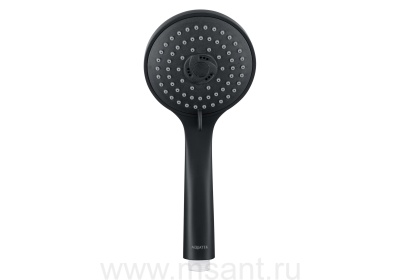 Ручной душ 3jet AQUATEK, матовый черный AQ2003MB 