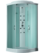 Timo eco TE-0709 душевая кабина 90*90*218, турецкая баня хамам, стульчик прозрачный