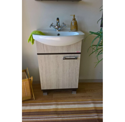 Тумба Sanflor Толедо 50 (В/Сдс) L раковина Элеганс 50