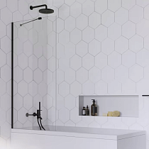 Шторка на ванну Radaway Idea Black PNJ II 80